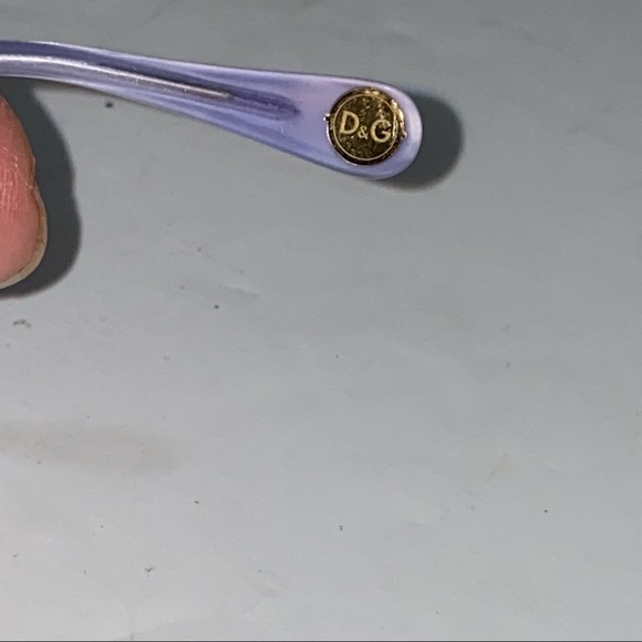 Dolce & Gabbana D&G 6077 Sunglasses Purple Metal Frames  No Case - Picture 9 of 11
